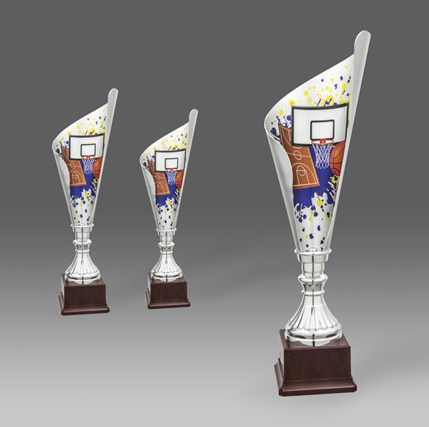 Puchar Statuetka 7116 3 - rne dyscypliny, ø23, h.59 (stara kolekcja) puchary statuetki medale