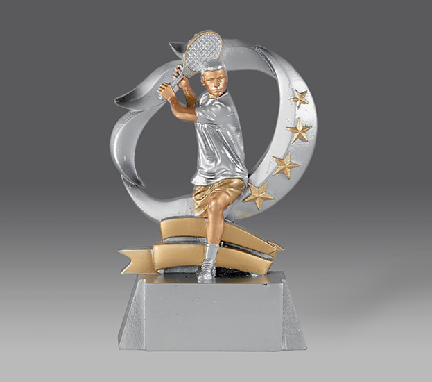 Statuetka tenis ziemny mczyzn, h.15 (stara kolekcja) puchary statuetki medale