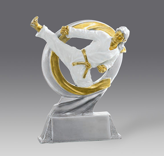 statuetka karate kobiet, h.17 (stara kolekcja) puchary statuetki medale