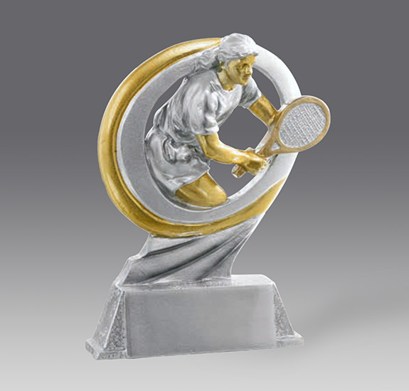 statuetka tenis ziemny kobiet, h.17 (stara kolekcja) puchary statuetki medale
