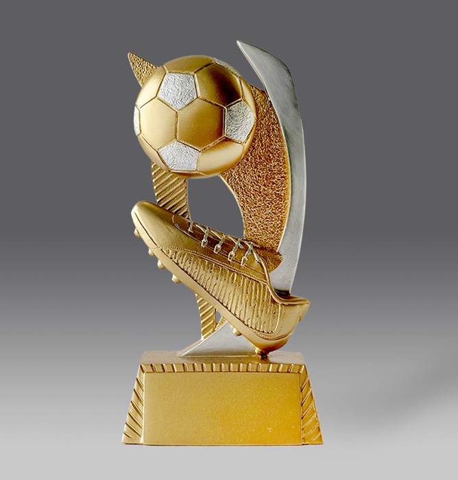 statuetka RF85684 piłka nożna, h.17 puchary statuetki medale